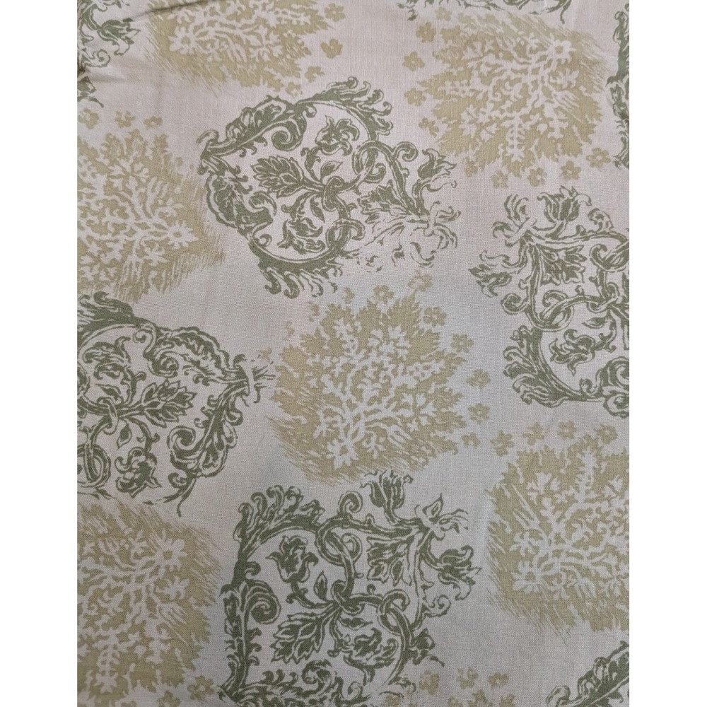 2 Yards Mirage Kings Road Victorian Floral‎ Green Quilting Fabric 72x42